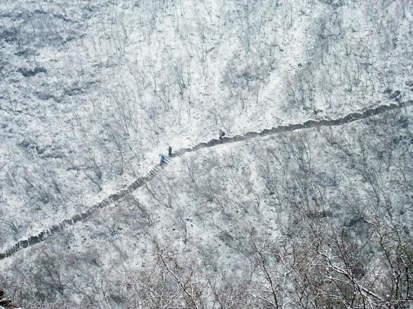 今年第一场大雪——青龙峡