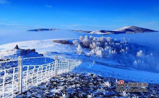 塞罕坝周边雪景