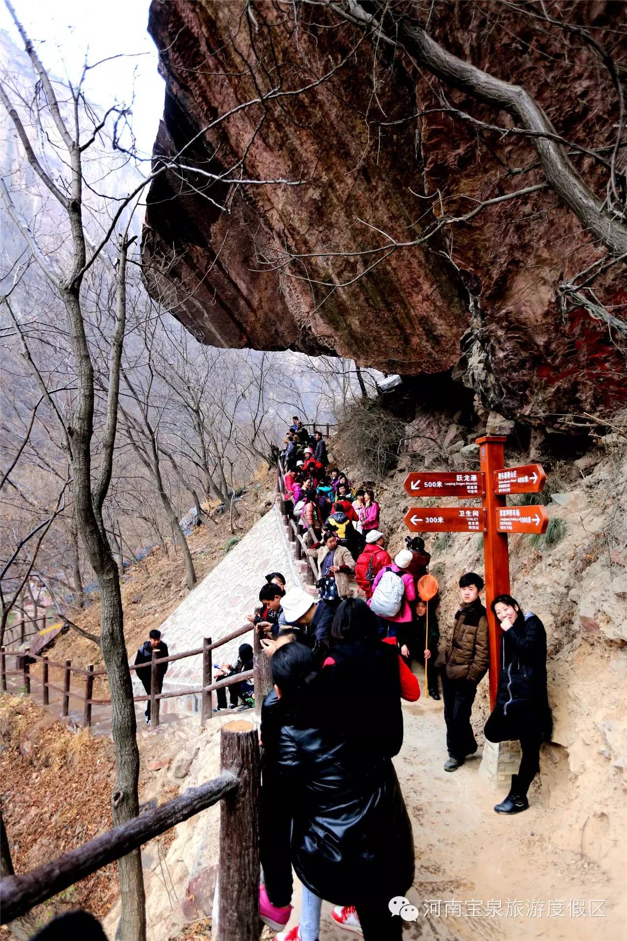 宝泉新年迎客流高峰