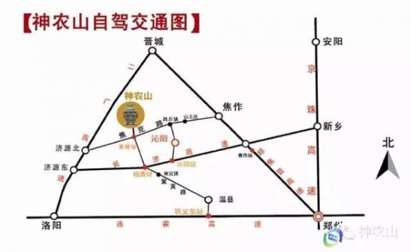 神农山自驾线路图