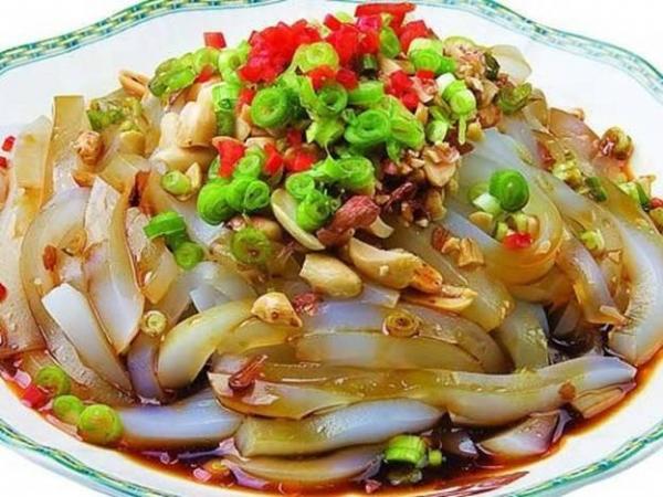 神农山旅游美食-绿豆凉粉