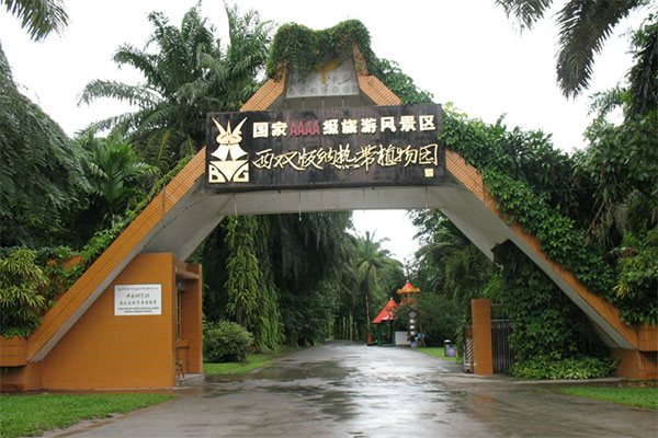 云南-西双版纳热带植物园大门
