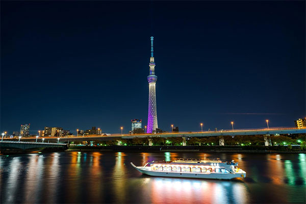 日本-东京-晴空塔-夜景