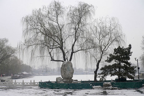 北京-什刹海-雪景