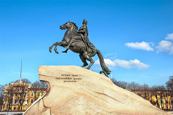 俄罗斯-圣彼得堡-青铜骑士像
